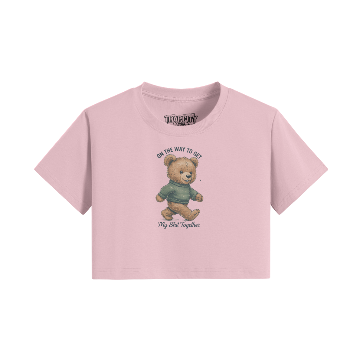 Women's Cropped Walking Teddy Bear